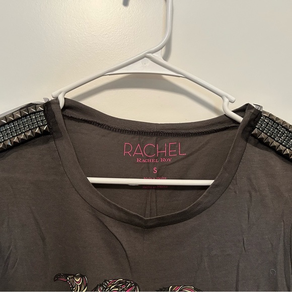 Rachel Roy sleeveless top with ROCK on front - Picture 2 of 3